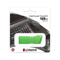 PENDRIVE / KINGSTON / 128GB / USB 3.2 / GEN 2 / DTXM / VERDE NEON / KC-U2L128-7LG