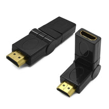 UNION HDMI MACHO A HEMBRA FLEXIBLE PLASTICA AE-HDMM-HDMF-360