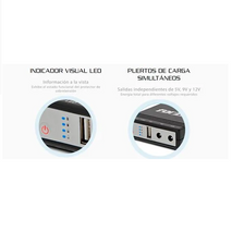 MINI UPS FORZA PORTABLE PARA ROUTER Y TELEFONO POWER BANK 14W 5-9-12V USB FORZA DC-140USB