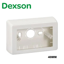 CAJETIN SOBRE PUESTO BLANCO 40MM DEXSON DXN5011S