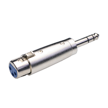 CONECTOR MICROFONO CANON HEMBRA A 1/4 ESTEREO METAL ISVP558