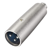 CONECTOR MICROFONO CANON MACHO A RCA HEMBRA JACK T-4853