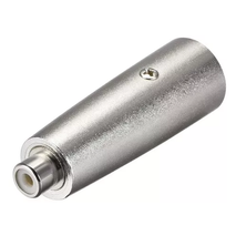 CONECTOR MICROFONO CANON MACHO A RCA HEMBRA JACK T-4853