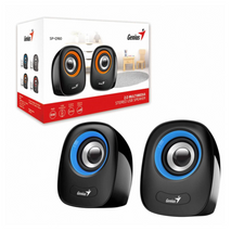 PARLANTES GENIUS SP-Q160 AZUL / ROJO / GRIS