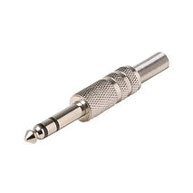 PLUG 1/4 STEREO METAL CON RESORTE HD-CNT-132