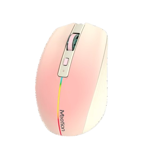 MOUSE MEETION RECARGABLE ROSADO BTM002-PK – Click