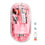 MOUSE / MEETION / INALAMBRICO / MT-BTM005-PK / ROSADO / TRANSPARENTE