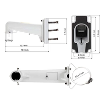 SOPORTE DE POSTE PARA CAMARA PTZ HIKVISION DS-1602ZJ-POLE