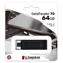 MEMORIA USB 64GB TIPO C KINGSTON DATATRAVELER DT70