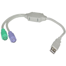 ADAPATADOR USB PS/2 MOUSE Y TECLADO AE-UPS2-2