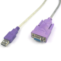 CABLE ADAPTADOR CONVERTIDOR DE USB MACHO A SERIAL DB-9 HEMBRA ANERA AE-URS232F-1.8M