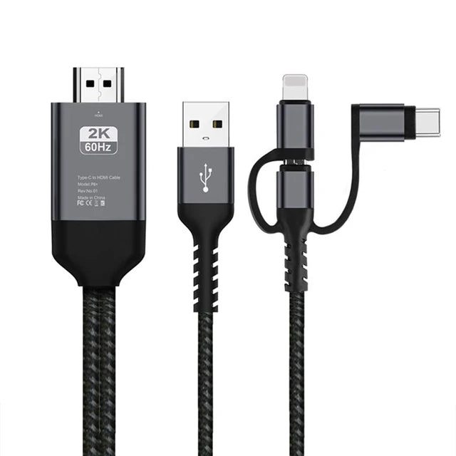 CABLE MHL HDMI A MICRO USB V8 Y USB TIPO C – Click Soluciones