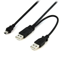 CABLE USB MACHO 2.0 A V3 MACHO PARA DISCO EXTERNO ANERA AE-USBAM-5P-75CM+AM20CM