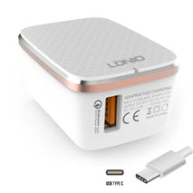 CARGADOR CELULAR TIPO C 18W LDNIO A1204Q