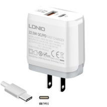 CARGADOR CELULAR TIPO C 22.5W LDNIO A2421C