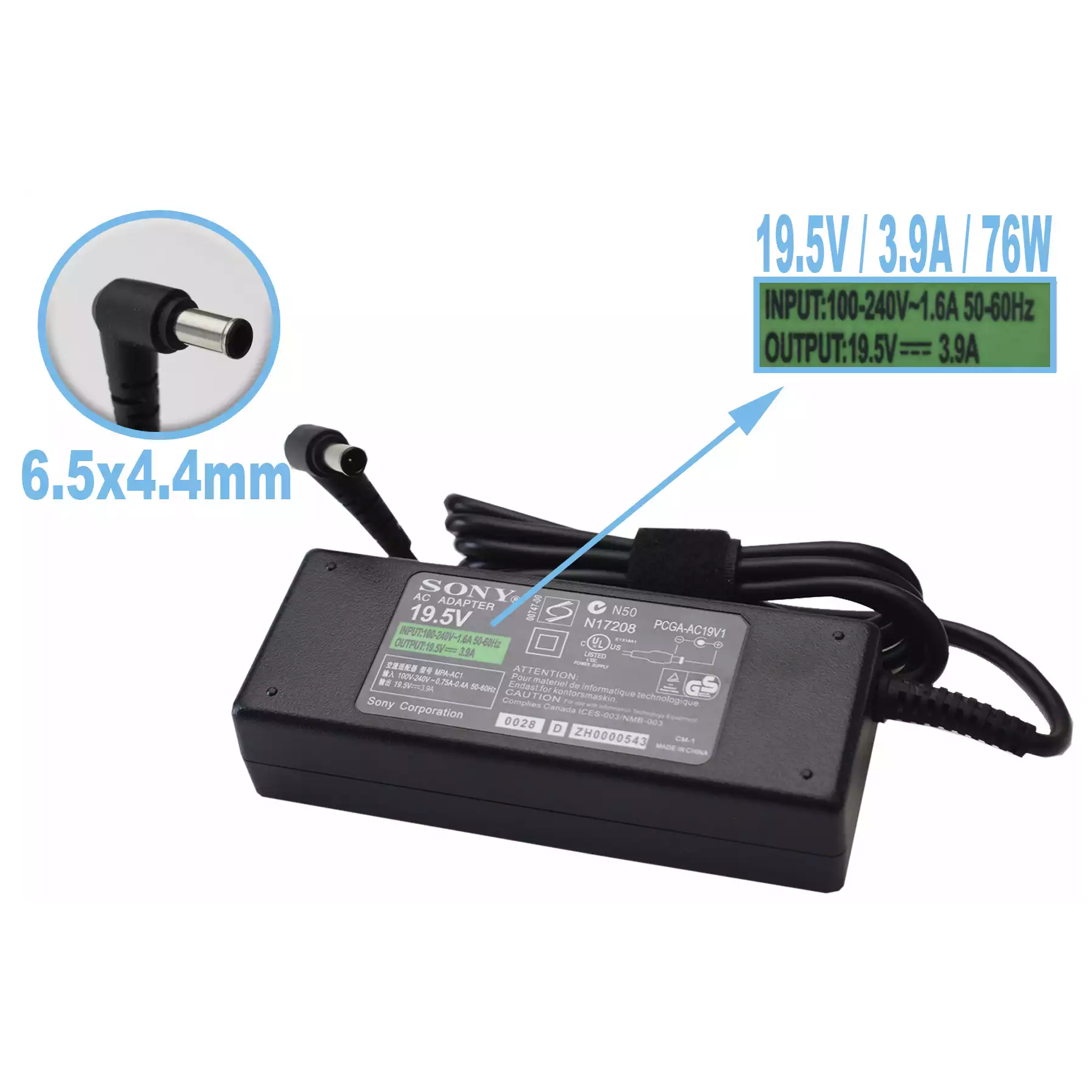 Cavo Di Alimentazione Del Caricatore Dell'adattatore Italia - Foto 11