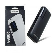 CARGADOR POWER BANK DE 20000 MAH 2 USB DEMACO DMK-A47