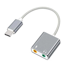 TARJETA ADAPTADOR DE SONIDO TIPO C 7.1 CANALES JC-TC-TS